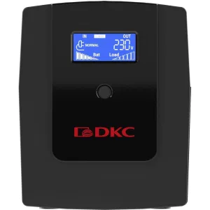 ДКС Линейно-интерактивный ИБП серии Info LCD, 1500 ВА/900 Вт, 1/1, 3xSchuko, USB + RJ45, LCD, 2x8Aч INFOLCD1500S DKC ДКС Линейно-интерактивный ИБП серии Info LCD, 1500 ВА/900 Вт, 1/1, 3xSchuko, USB + RJ45, LCD, 2x8Aч INFOLCD1500S DKC