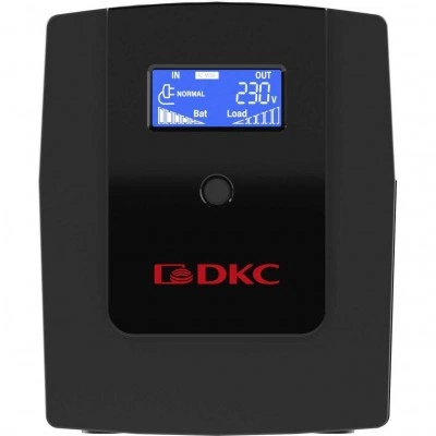 ДКС Линейно-интерактивный ИБП серии Info LCD, 1500 ВА/900 Вт, 1/1, 3xSchuko, USB + RJ45, LCD, 2x8Aч INFOLCD1500S DKC ДКС Линейно-интерактивный ИБП серии Info LCD, 1500 ВА/900 Вт, 1/1, 3xSchuko, USB + RJ45, LCD, 2x8Aч INFOLCD1500S DKC