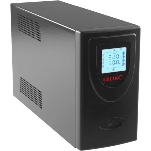 ДКС Линейно-интерактивный ИБП серии Info LCD, 2000 ВА/1200 Вт, 1/1,2xIEC C13, 2xSchuko, USB + RJ45, LCD, 2x9Aч INFOLCD2000SI DKC ДКС Линейно-интерактивный ИБП серии Info LCD, 2000 ВА/1200 Вт, 1/1,2xIEC C13, 2xSchuko, USB + RJ45, LCD, 2x9Aч INFOLCD2000SI DKC