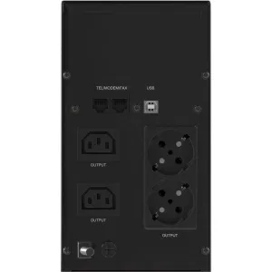 ДКС Линейно-интерактивный ИБП серии Info LCD, 2000 ВА/1200 Вт, 1/1,2xIEC C13, 2xSchuko, USB + RJ45, LCD, 2x9Aч INFOLCD2000SI DKC ДКС Линейно-интерактивный ИБП серии Info LCD, 2000 ВА/1200 Вт, 1/1,2xIEC C13, 2xSchuko, USB + RJ45, LCD, 2x9Aч INFOLCD2000SI DKC