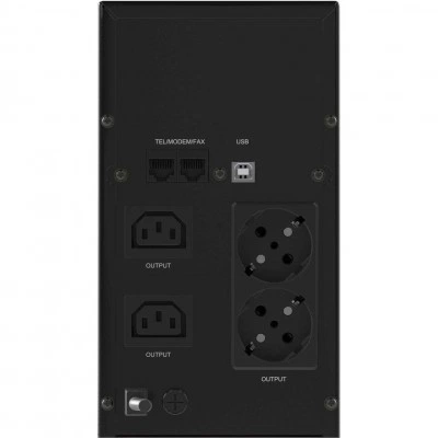 ДКС Линейно-интерактивный ИБП серии Info LCD, 2000 ВА/1200 Вт, 1/1,2xIEC C13, 2xSchuko, USB + RJ45, LCD, 2x9Aч INFOLCD2000SI DKC ДКС Линейно-интерактивный ИБП серии Info LCD, 2000 ВА/1200 Вт, 1/1,2xIEC C13, 2xSchuko, USB + RJ45, LCD, 2x9Aч INFOLCD2000SI DKC