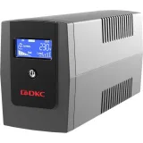 ДКС Линейно-интерактивный ИБП серии Info LCD, 800 ВА/480 Вт, 1/1, 3xIEC C13, USB + RJ45, LCD, 1x8Aч INFOLCD800I DKC