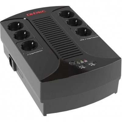 ДКС Линейно-интерактивный ИБП серии Info PDU, 600 ВА/360 Вт, 1/1, 6xSchuko, USB для зарядки (2), USB + RJ11, 1x7Aч INFOPDU600 DKC ДКС Линейно-интерактивный ИБП серии Info PDU, 600 ВА/360 Вт, 1/1, 6xSchuko, USB для зарядки (2), USB + RJ11, 1x7Aч INFOPDU600 DKC