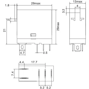 ДКС Реле миниатюрное промышленное, 1CO, ком. ток 12А, AgSnO2, напряжение 115V AC, опция: светодиод IR-115AC-1CO DKC ДКС Реле миниатюрное промышленное, 1CO, ком. ток 12А, AgSnO2, напряжение 115V AC, опция: светодиод IR-115AC-1CO DKC