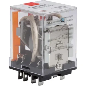 ДКС Реле миниатюрное силовое, 3CO, ком. ток 16А, AgSnO2, напряжение 115V AC, опция: тест-кнопка+светодиод IR-115AC-3CO-D DKC ДКС Реле миниатюрное силовое, 3CO, ком. ток 16А, AgSnO2, напряжение 115V AC, опция: тест-кнопка+светодиод IR-115AC-3CO-D DKC