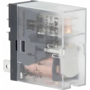 ДКС Реле миниатюрное промышленное, 1CO, ком. ток 12А, AgSnO2, напряжение 230V AC, опция: светодиод IR-230AC-1CO DKC ДКС Реле миниатюрное промышленное, 1CO, ком. ток 12А, AgSnO2, напряжение 230V AC, опция: светодиод IR-230AC-1CO DKC