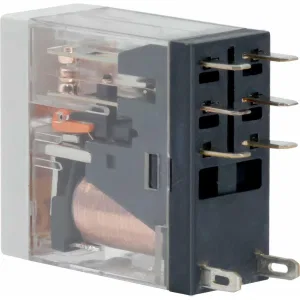 ДКС Реле миниатюрное промышленное, 2CO, ком. ток 8А, AgSnO2, напряжение 230V AC, опция: тест-кнопка+светодиод IR-230AC-2CO-D DKC ДКС Реле миниатюрное промышленное, 2CO, ком. ток 8А, AgSnO2, напряжение 230V AC, опция: тест-кнопка+светодиод IR-230AC-2CO-D DKC