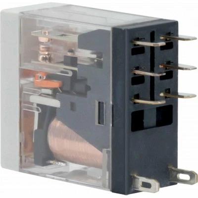 ДКС Реле миниатюрное промышленное, 2CO, ком. ток 8А, AgSnO2, напряжение 230V AC, опция: тест-кнопка+светодиод IR-230AC-2CO-D DKC ДКС Реле миниатюрное промышленное, 2CO, ком. ток 8А, AgSnO2, напряжение 230V AC, опция: тест-кнопка+светодиод IR-230AC-2CO-D DKC