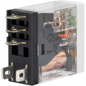 ДКС Реле миниатюрное промышленное, 1CO, ком. ток 12А, AgSnO2, напряжение 24V DC, опция: тест-кнопка+светодиод+защитный диод IR-24DC-1CO-D DKC ДКС Реле миниатюрное промышленное, 1CO, ком. ток 12А, AgSnO2, напряжение 24V DC, опция: тест-кнопка+светодиод+защитный диод IR-24DC-1CO-D DKC