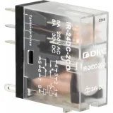 ДКС Реле миниатюрное промышленное, 2CO, ком. ток 8А, AgSnO2, напряжение 24V DC, опция: светодиод IR-24DC-2CO DKC
