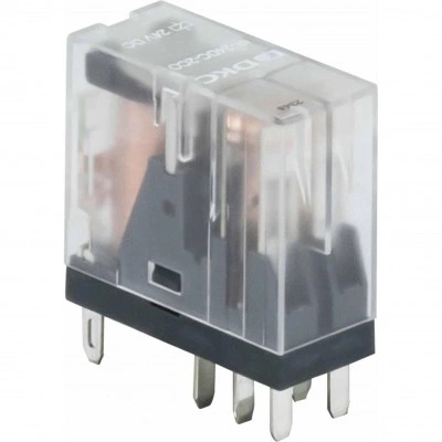 ДКС Реле миниатюрное промышленное, 2CO, ком. ток 8А, AgSnO2, напряжение 24V DC, опция: светодиод IR-24DC-2CO DKC ДКС Реле миниатюрное промышленное, 2CO, ком. ток 8А, AgSnO2, напряжение 24V DC, опция: светодиод IR-24DC-2CO DKC