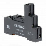 ДКС Колодка с винтовыми клеммами для реле на 1 группу контактов IR-B1-SC DKC