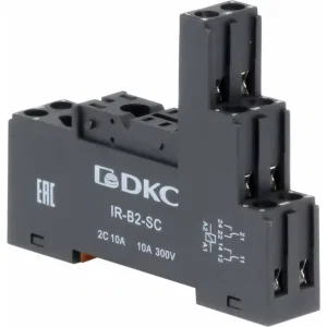 ДКС Колодка с винтовыми клеммами для реле на 2 группы IR-B2-SC DKC ДКС Колодка с винтовыми клеммами для реле на 2 группы IR-B2-SC DKC