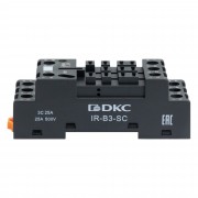 ДКС Колодка с винтовыми клеммами для силового реле на 3 группы IR-B3-SC DKC