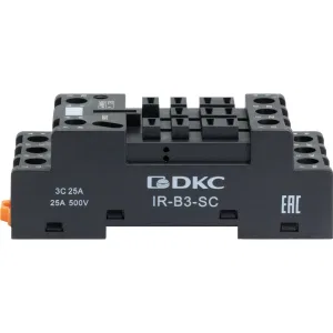 ДКС Колодка с винтовыми клеммами для силового реле на 3 группы IR-B3-SC DKC ДКС Колодка с винтовыми клеммами для силового реле на 3 группы IR-B3-SC DKC