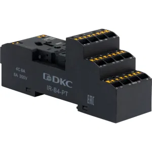 ДКС Колодка с клеммами push-in для реле на 4 группы IR-B4-PT DKC ДКС Колодка с клеммами push-in для реле на 4 группы IR-B4-PT DKC