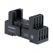 ДКС Колодка низкопрофильная 2-х уровневая с винтовыми клеммами для реле на 4группы IR-B4-SC-1 DKC