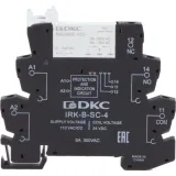ДКС Реле интерфейсное, 1CO, ком. ток 6А, AgSnO2, напряжение 110V AC/DC, винтовые клеммы. IRK-110UC-1CO DKC