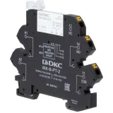 ДКС Реле интерфейсное, 1CO, ком. ток 6А, AgSnO2, напряжение 12V AC/DC, push-in клеммы. IRK-12UC-1CO-PT DKC