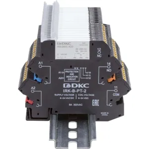 ДКС Реле интерфейсное, 1CO, ком. ток 6А, AgSnO2, напряжение 230V AC/DC, push-in клеммы. IRK-230UC-1CO-PT DKC ДКС Реле интерфейсное, 1CO, ком. ток 6А, AgSnO2, напряжение 230V AC/DC, push-in клеммы. IRK-230UC-1CO-PT DKC