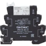 ДКС Реле интерфейсное, 1CO, ком. ток 6А, AgSnO2, напряжение 230V AC/DC, винтовые клеммы. IRK-230UC-1CO DKC