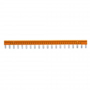 ДКС 20-ти полюсная шинная перемычка для колодки с винт. клеммами IRK, 36A, 250V, оранжевый цвет IRK-AB-04 DKC