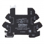 ДКС Колодка ультратонкая для реле серии RIS, вх. напр. 110V AC/DC, push-in клеммы IRK-B-PT-4 DKC