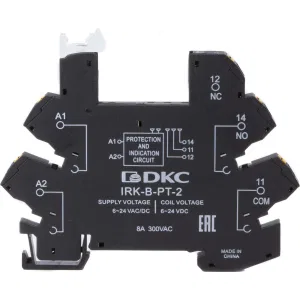 ДКС Колодка ультратонкая для реле серии RIS, вх. напр. 110V AC/DC, push-in клеммы IRK-B-PT-4 DKC ДКС Колодка ультратонкая для реле серии RIS, вх. напр. 110V AC/DC, push-in клеммы IRK-B-PT-4 DKC