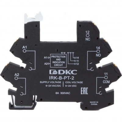 ДКС Колодка ультратонкая для реле серии RIS, вх. напр. 110V AC/DC, push-in клеммы IRK-B-PT-4 DKC ДКС Колодка ультратонкая для реле серии RIS, вх. напр. 110V AC/DC, push-in клеммы IRK-B-PT-4 DKC