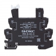 ДКС Колодка ультратонкая для реле серии RIS, вх. напр. 230V AC/DC, винт. клеммы IRK-B-SC-5 DKC