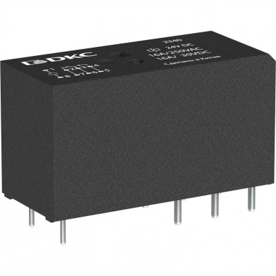 ДКС Реле миниатюрное низкопрофильное, 2CO, ком. ток 8А, AgSnO2, напряжение 24V AC IRM-24AC-2CO DKC ДКС Реле миниатюрное низкопрофильное, 2CO, ком. ток 8А, AgSnO2, напряжение 24V AC IRM-24AC-2CO DKC