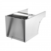 ДКС Угол CDSD 90 вертикальный внешний переходник правосторонний осн.200 H100, нержавеющая сталь AISI 304, в комплекте с крепежными элементами и соединительными пластинами, необходимыми для монтажа ISDRL1020KC DKC