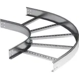 ДКС Угол горизонтальный 90º 100x600 R300, цинк-ламельный LC1360ZL DKC
