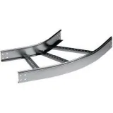 ДКС Угол горизонтальный 45 градусов 80x200 R-300, лонжерон 1,5 мм, горячеоцинкованный, в комплекте с крепежными элементами и соединительными пластинами, необходимыми для монтажа LIC0832KHDZ DKC