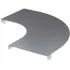 ДКС Крышка на угол горизонтальный 90º, осн.400, R300, цинк-ламельная LK0043ZL DKC ДКС Крышка на угол горизонтальный 90º, осн.400, R300, цинк-ламельная LK0043ZL DKC