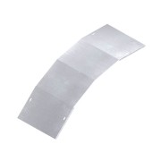 ДКС Крышка на угол вертикальный внешний 45 градусов, 100х200 R600, горячеоцинкованная в комплекте с крепежными элементами и соединительными пластинами, необходимыми для монтажа LKO0162KHDZ DKC