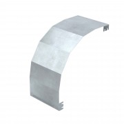 ДКС Крышка на угол вертикальный внешний 90 градусов, 80х200, R900, в комплекте с крепежными элементами и соединительными пластинами, необходимыми для монтажа, цинк-ламельная LKO8920KZL DKC