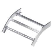 ДКС Угол вертикальный внешний 45 градусов, 80х400 R300 в комплекте с крепежными элементами и соединительными пластинами, необходимыми для монтажа LO0834K DKC