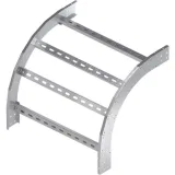 ДКС Угол вертикальный внешний 90 градусов, 50х300 R300, горячеоцинкованный в комплекте с крепежными элементами и соединительными пластинами, необходимыми для монтажа LO5330KHDZ DKC