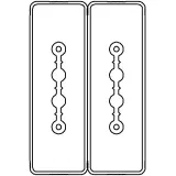 ДКС Секция прямая шинопровод 2+2 точек отвода L=3000мм Cu 2P+2P 25A LTC25BSP41AA000 DKC