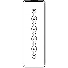 ДКС Секция прямая шинопровод 1+0 точек отвода L=3000мм Cu 6P 25A LTC25LSP42AA000 DKC