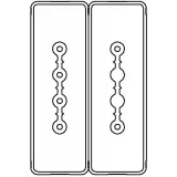 ДКС Секция прямая шинопровод 1+1 точек отвода L=1000мм Cu 4P+2P 25A LTC25NSP44AA000 DKC
