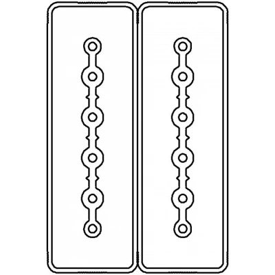 ДКС Секция прямая шинопровод 1+1 точек отвода L=1000мм Cu 6P+6P 40A LTC40MSP44AA000 DKC
