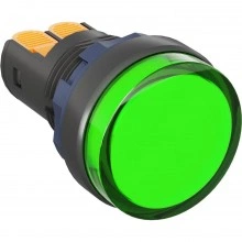 ДКС Сигнальный индикатор со  встроенным диодом 220В, зеленый, зажим Plug-In M22L-F220GPP DKC