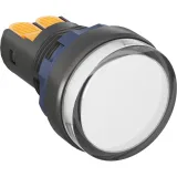 ДКС Сигнальный индикатор со встроенным диодом 220В, белый, зажим Plug-In M22L-F220WPP DKC