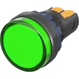 ДКС Сигнальный индикатор со встроенным диодом 24В, зеленый, зажим Plug-In M22L-F24GPP DKC