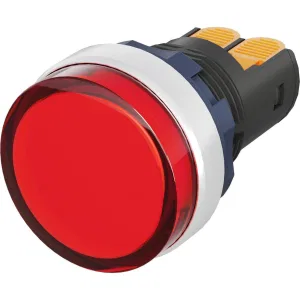 ДКС Сигнальный индикатор со встроенным диодом 9-24В, красный, алюминий, зажим Plug-In M22L-F24RAP DKC ДКС Сигнальный индикатор со встроенным диодом 9-24В, красный, алюминий, зажим Plug-In M22L-F24RAP DKC