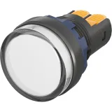 ДКС Сигнальный индикатор со встроенным диодом 24В, белый, зажим Plug-In M22L-F24WPP DKC