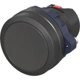 ДКС Головка кнопки плоская без фиксации, черная M22P-FMBLP DKC