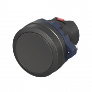 ДКС Головка кнопки плоская без фиксации, черная M22P-FMBLP DKC